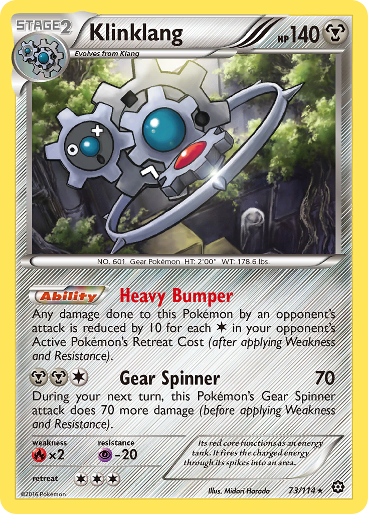 Klinklang (73/114) [XY: Steam Siege] | The Gaming-Verse