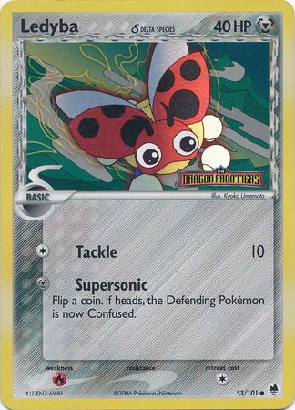 Ledyba (53/101) (Delta Species) (Stamped) [EX: Dragon Frontiers] | The Gaming-Verse