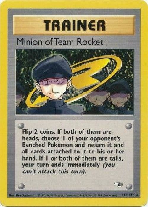 Minion of Team Rocket (113/132) [Gym Heroes Unlimited] | The Gaming-Verse