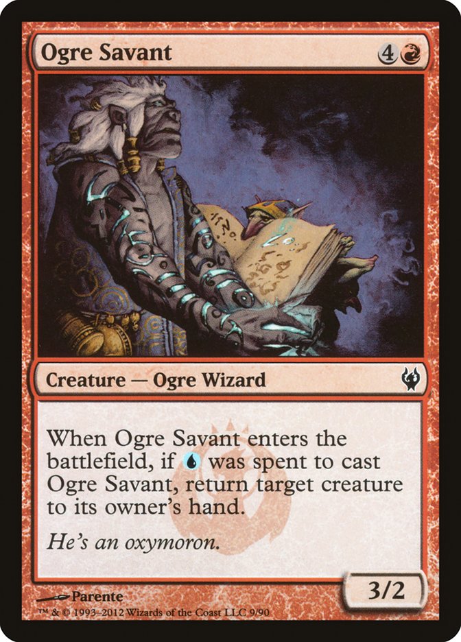 Ogre Savant [Duel Decks: Izzet vs. Golgari] | The Gaming-Verse