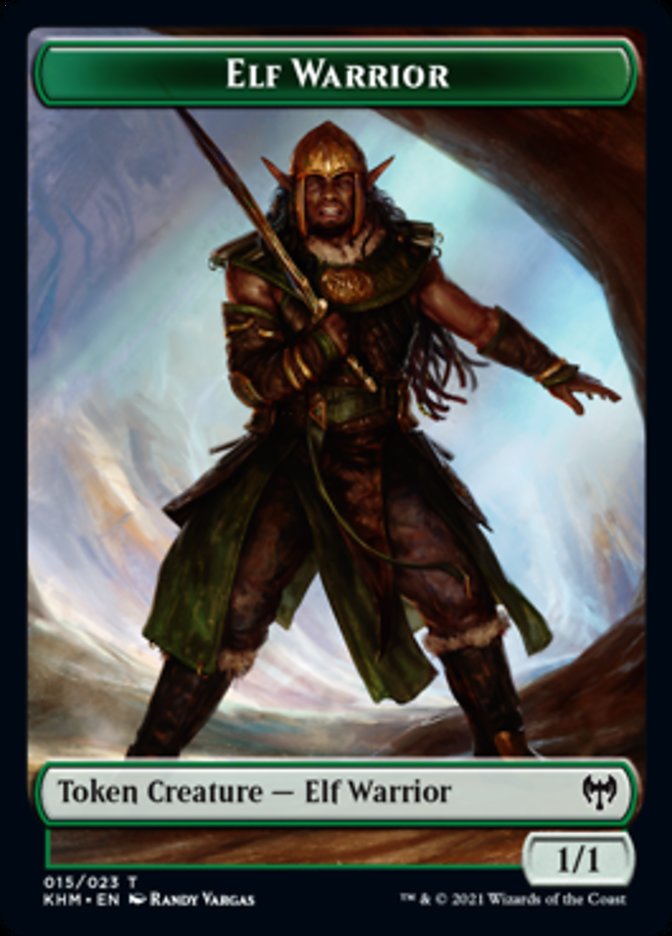 Elf Warrior Token [Kaldheim] | The Gaming-Verse