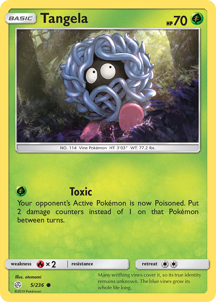 Tangela (5/236) [Sun & Moon: Cosmic Eclipse] | The Gaming-Verse