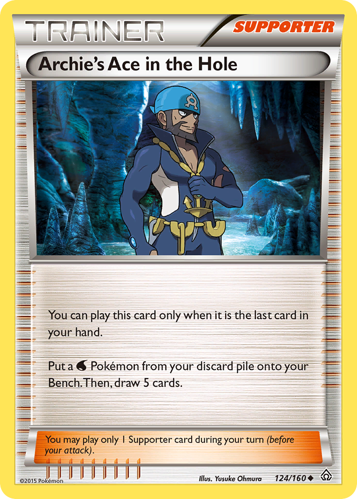 Archie's Ace in the Hole (124/160) [XY: Primal Clash] | The Gaming-Verse