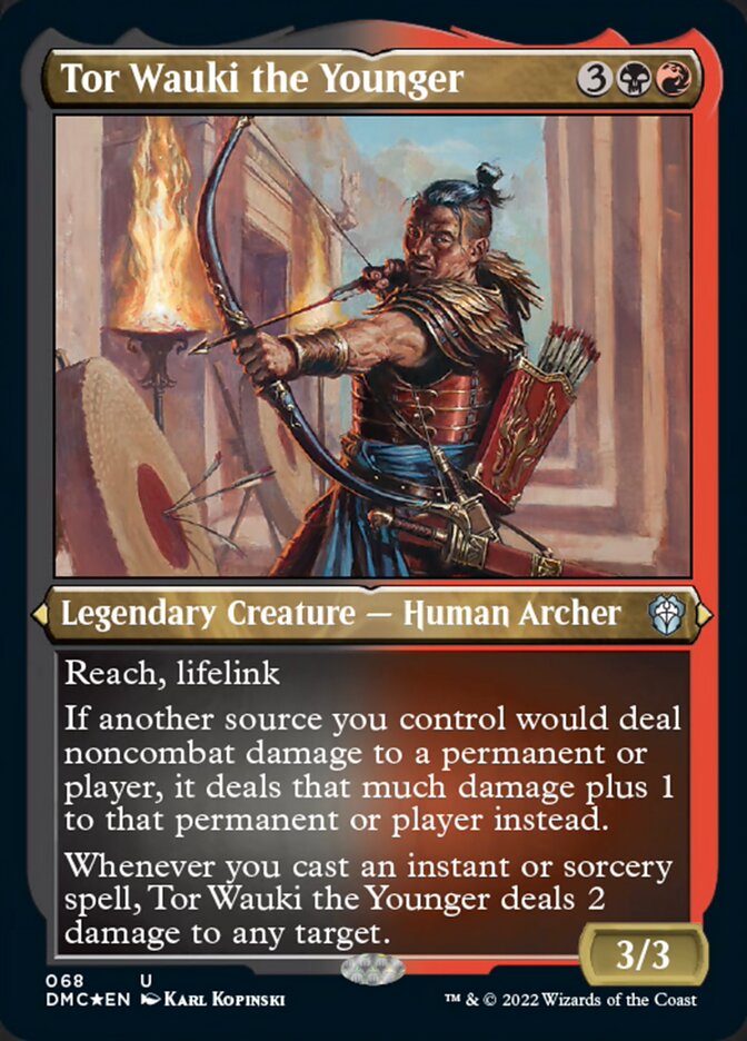 Tor Wauki the Younger (Foil Etched) [Dominaria United Commander] | The Gaming-Verse