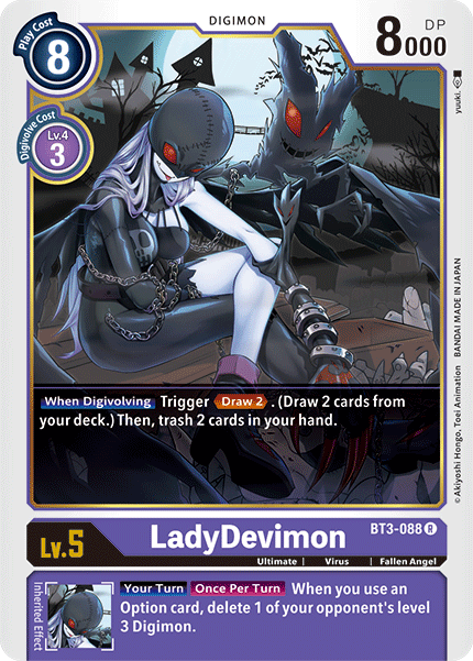 LadyDevimon [BT3-088] [Release Special Booster Ver.1.5] | The Gaming-Verse