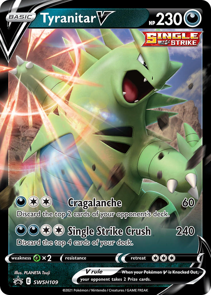 Tyranitar V (SWSH109) [Sword & Shield: Black Star Promos] | The Gaming-Verse