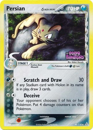 Persian (48/110) (Delta Species) (Stamped) [EX: Holon Phantoms] | The Gaming-Verse