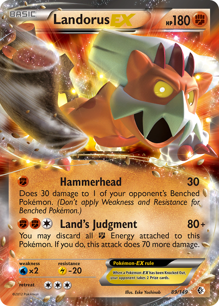 Landorus EX (89/149) [Black & White: Boundaries Crossed] | The Gaming-Verse