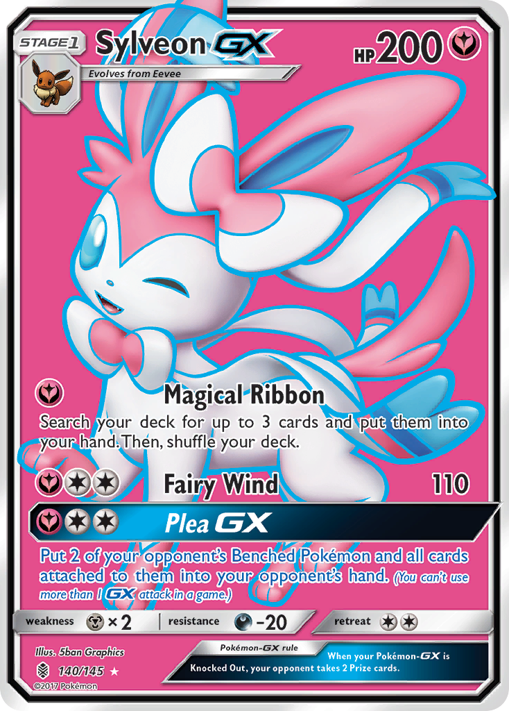 Sylveon GX (140/145) [Sun & Moon: Guardians Rising] | The Gaming-Verse