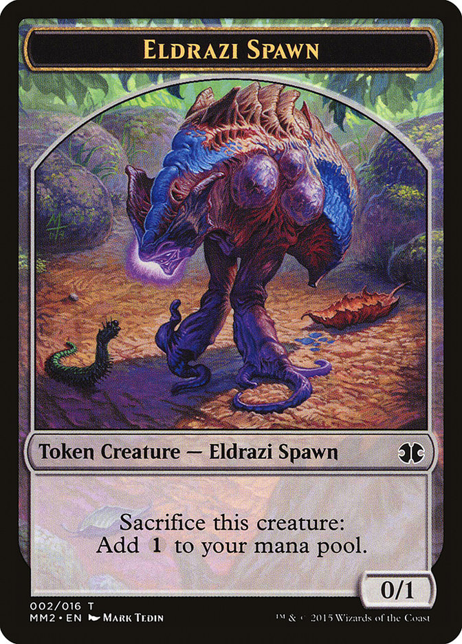 Eldrazi Spawn (002/016) [Modern Masters 2015 Tokens] | The Gaming-Verse