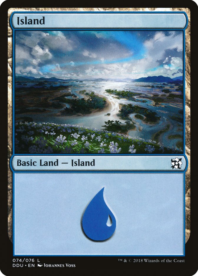 Island (#74) [Duel Decks: Elves vs. Inventors] | The Gaming-Verse