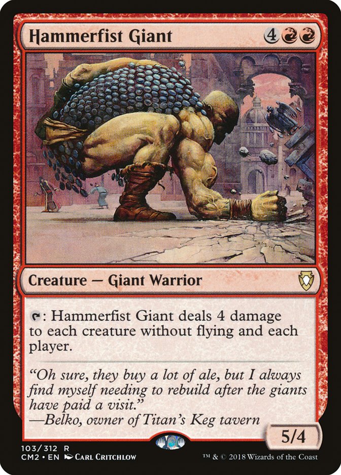 Hammerfist Giant [Commander Anthology Volume II] | The Gaming-Verse