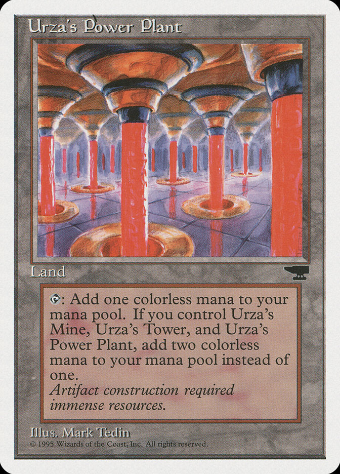 Urza's Power Plant (Red Columns) [Chronicles] | The Gaming-Verse