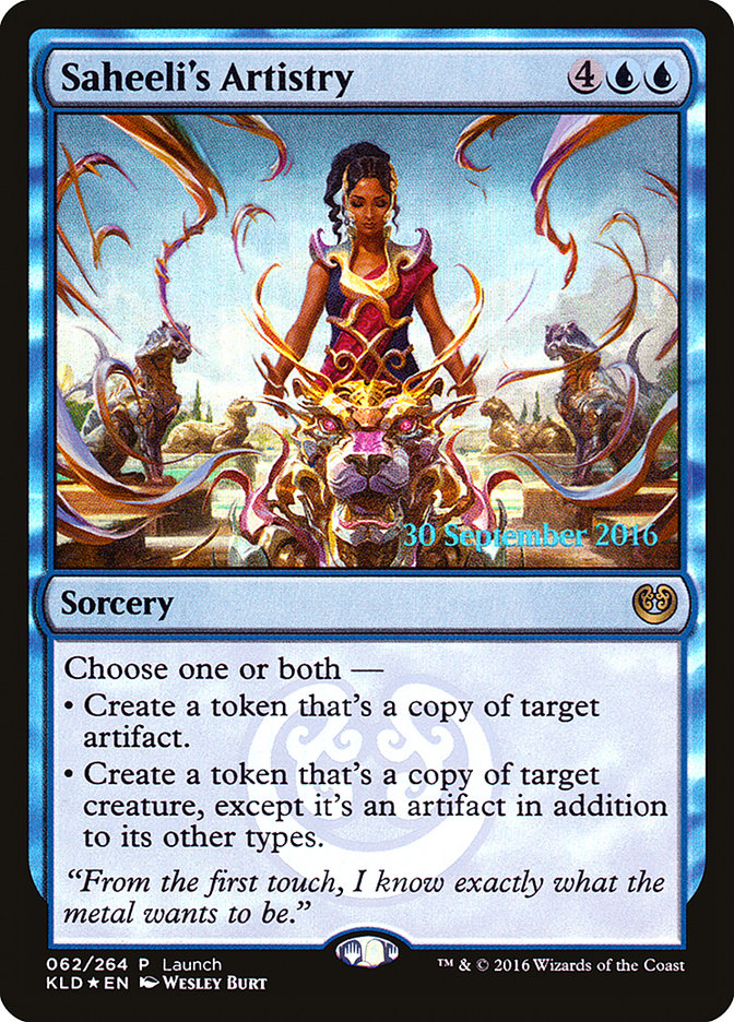 Saheeli's Artistry (Launch) [Kaladesh Promos] | The Gaming-Verse