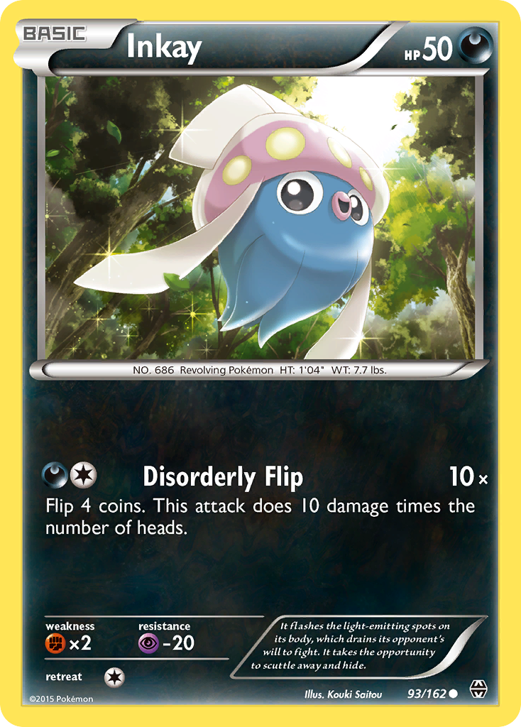 Inkay (93/162) [XY: BREAKthrough] | The Gaming-Verse