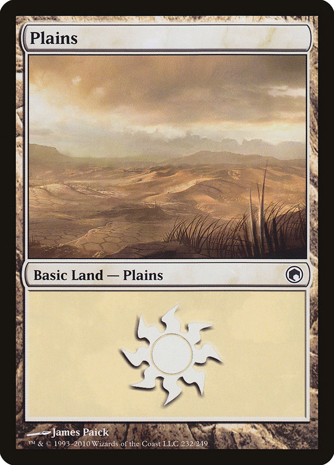 Plains (#232) [Scars of Mirrodin] | The Gaming-Verse