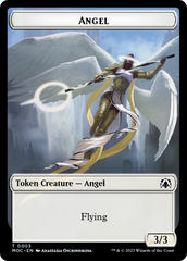 Angel (3) // Demon Double-Sided Token [March of the Machine Commander Tokens] | The Gaming-Verse