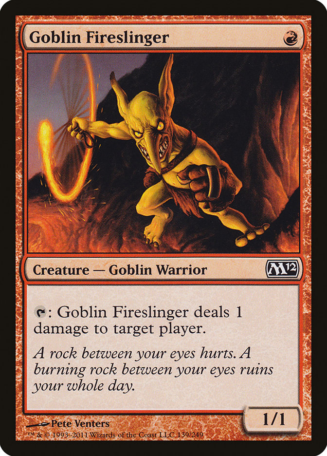 Goblin Fireslinger [Magic 2012] | The Gaming-Verse