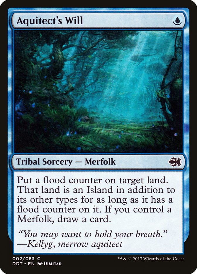 Aquitect's Will [Duel Decks: Merfolk vs. Goblins] | The Gaming-Verse