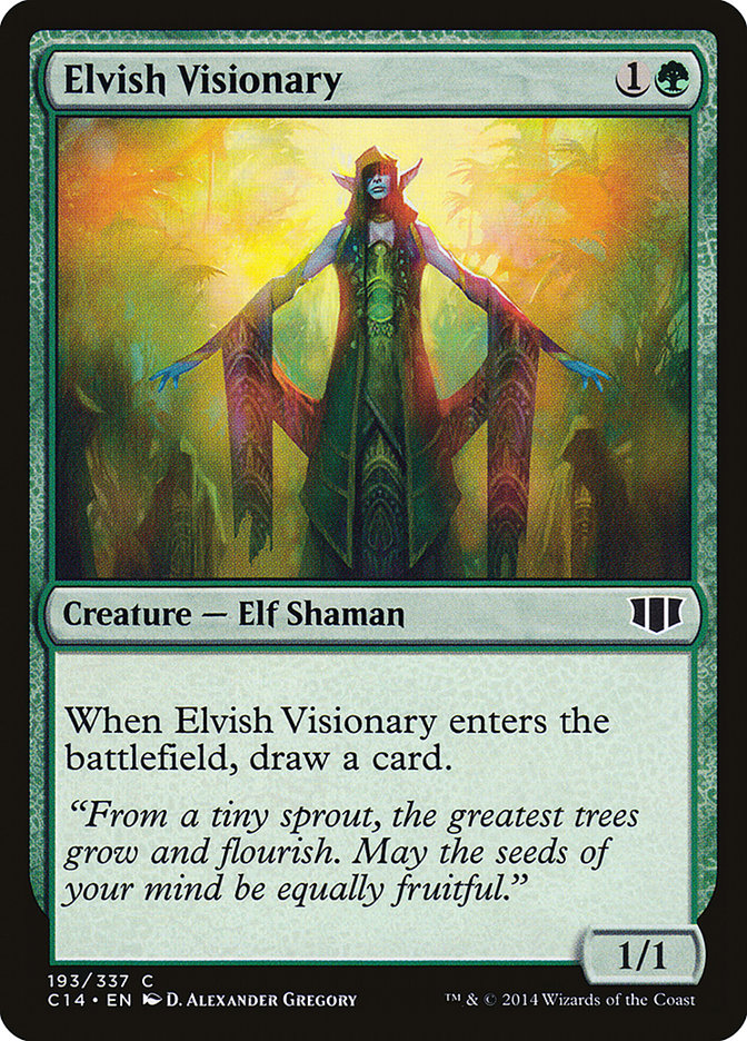 Elvish Visionary [Commander 2014] | The Gaming-Verse