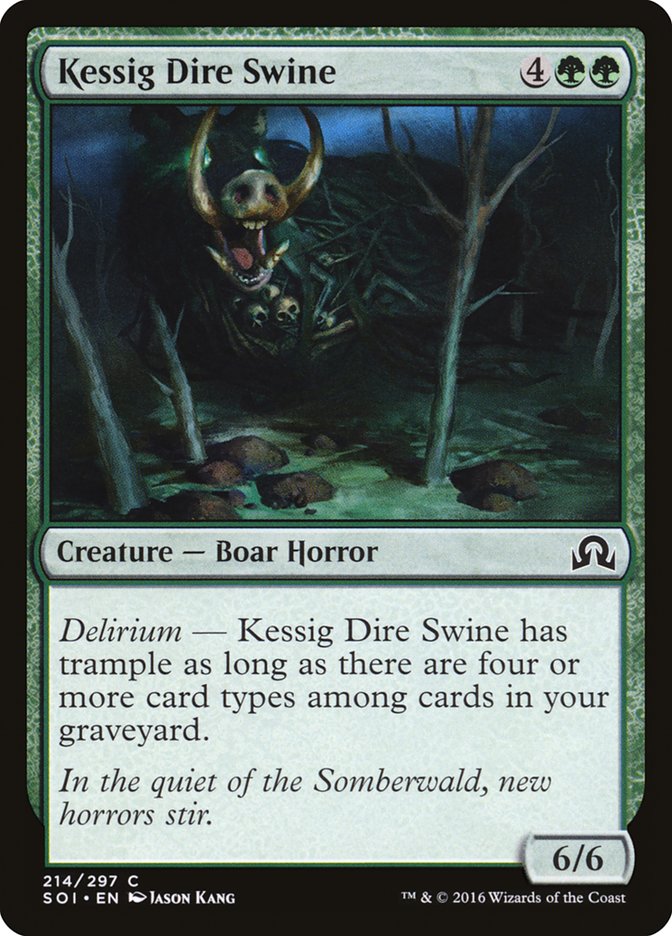 Kessig Dire Swine [Shadows over Innistrad] | The Gaming-Verse