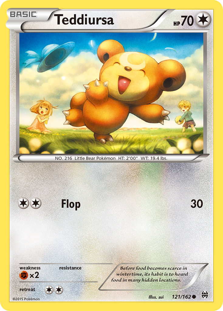 Teddiursa (121/162) [XY: BREAKthrough] | The Gaming-Verse