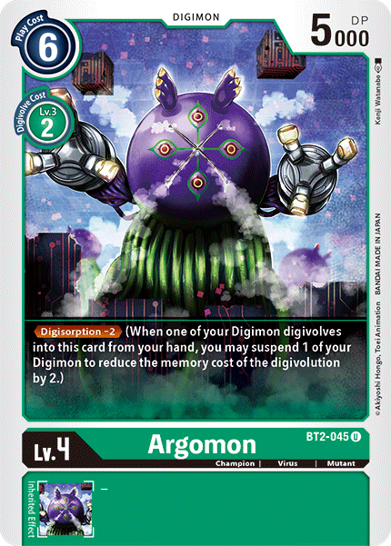 Argomon [BT2-045] [Release Special Booster Ver.1.5] | The Gaming-Verse