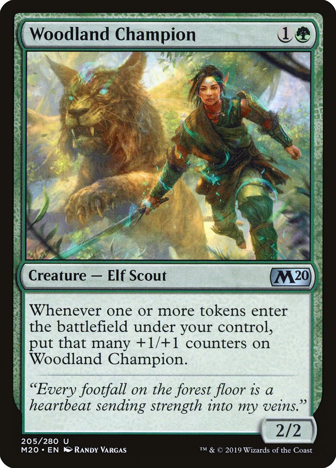 Woodland Champion [Core Set 2020] | The Gaming-Verse