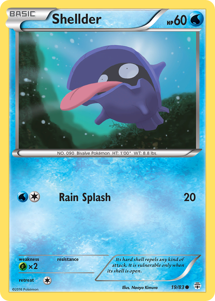 Shellder (19/83) [XY: Generations] | The Gaming-Verse