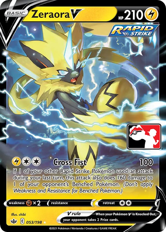 Zeraora V (053/198) [Prize Pack Series One] | The Gaming-Verse