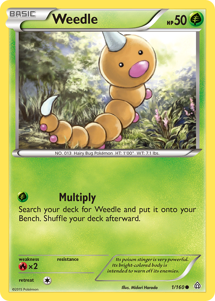 Weedle (1/160) [XY: Primal Clash] | The Gaming-Verse