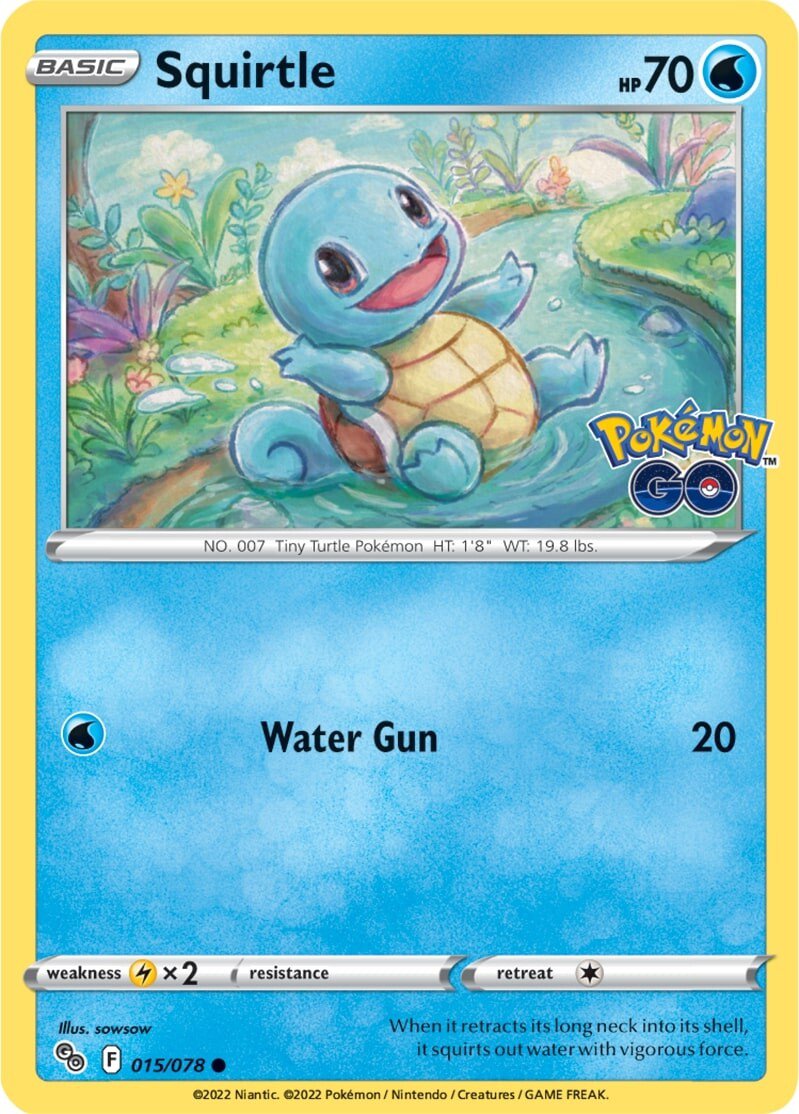 Squirtle (015/078) [Pokémon GO] | The Gaming-Verse