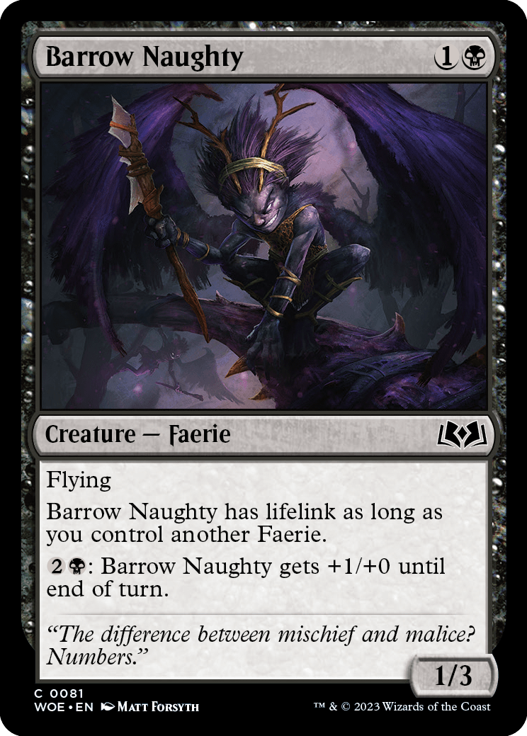 Barrow Naughty [Wilds of Eldraine] | The Gaming-Verse