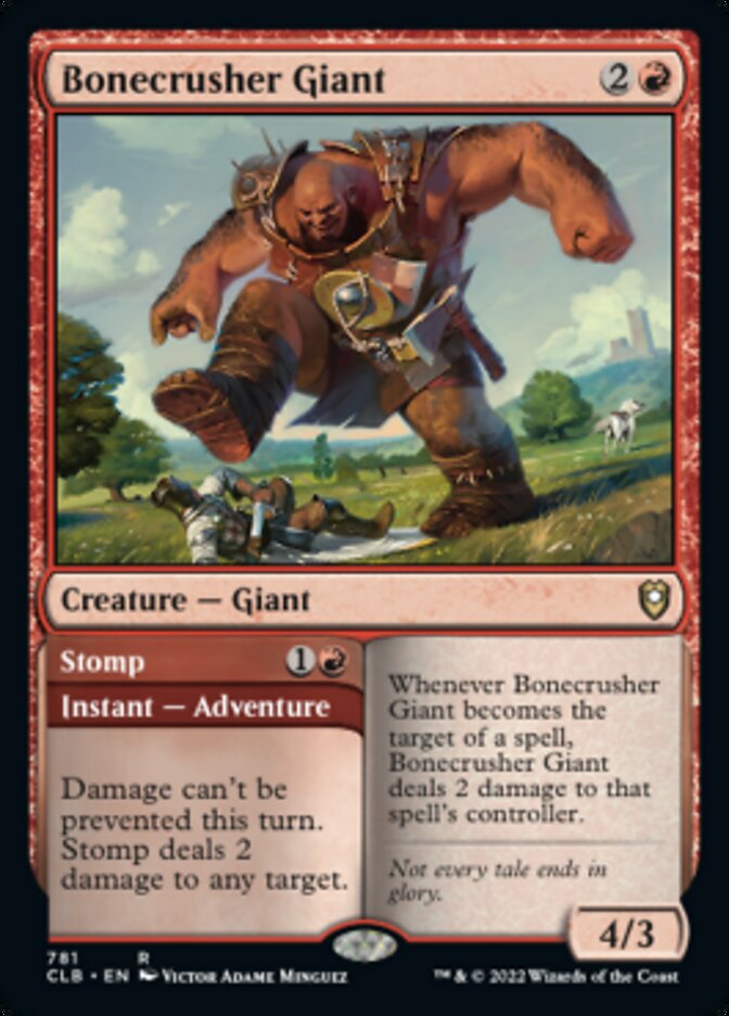 Bonecrusher Giant // Stomp [Commander Legends: Battle for Baldur's Gate] | The Gaming-Verse