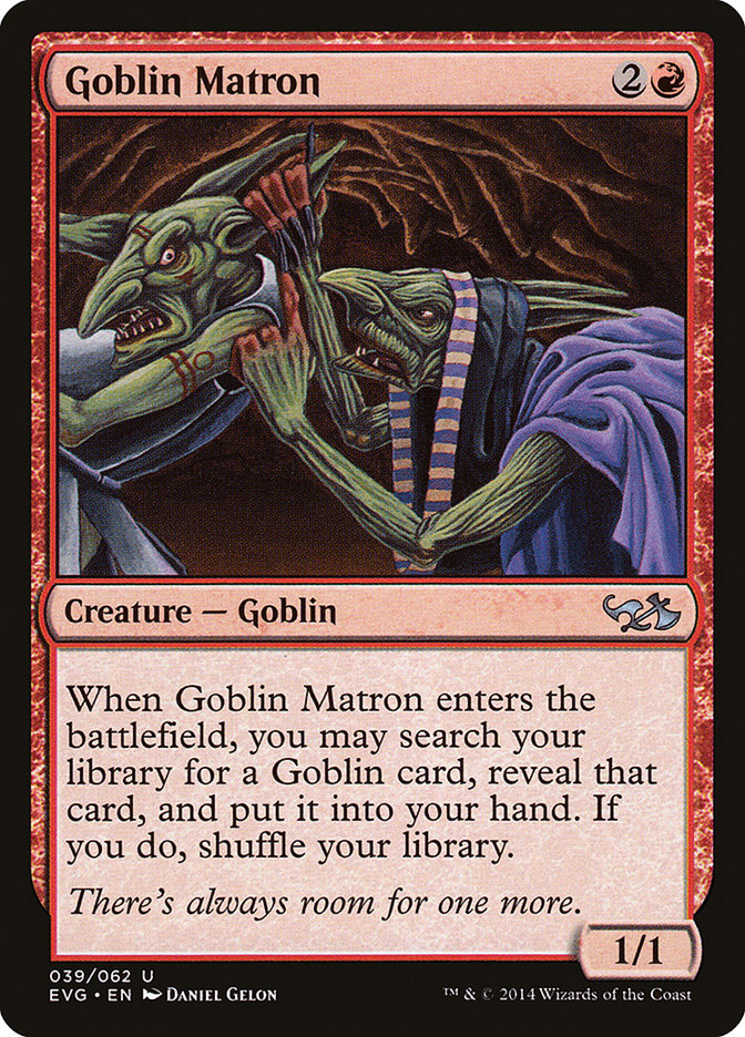 Goblin Matron (Elves vs. Goblins) [Duel Decks Anthology] | The Gaming-Verse