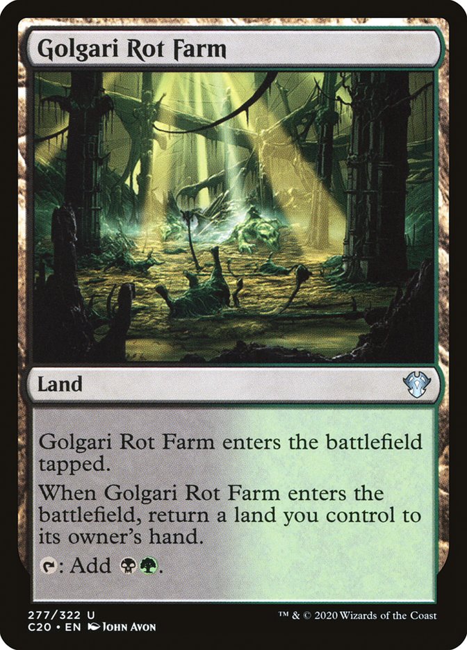 Golgari Rot Farm [Commander 2020] | The Gaming-Verse