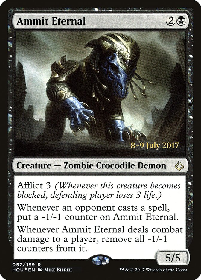 Ammit Eternal  (Prerelease) [Hour of Devastation Prerelease Promos] | The Gaming-Verse