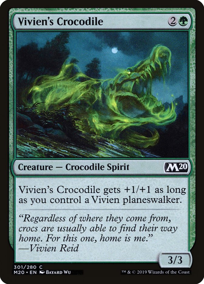 Vivien's Crocodile [Core Set 2020] | The Gaming-Verse