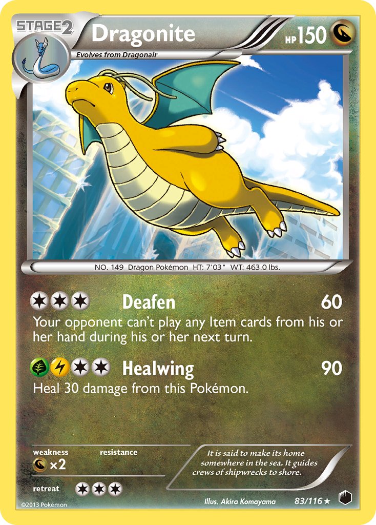 Dragonite (83/116) (Cosmos Holo) (Blister Exclusive) [Black & White: Plasma Freeze] | The Gaming-Verse