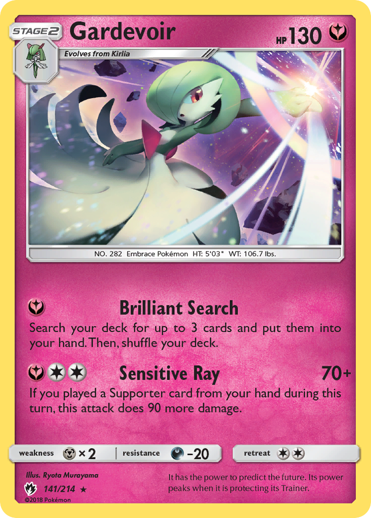 Gardevoir (141/214) [Sun & Moon: Lost Thunder] | The Gaming-Verse