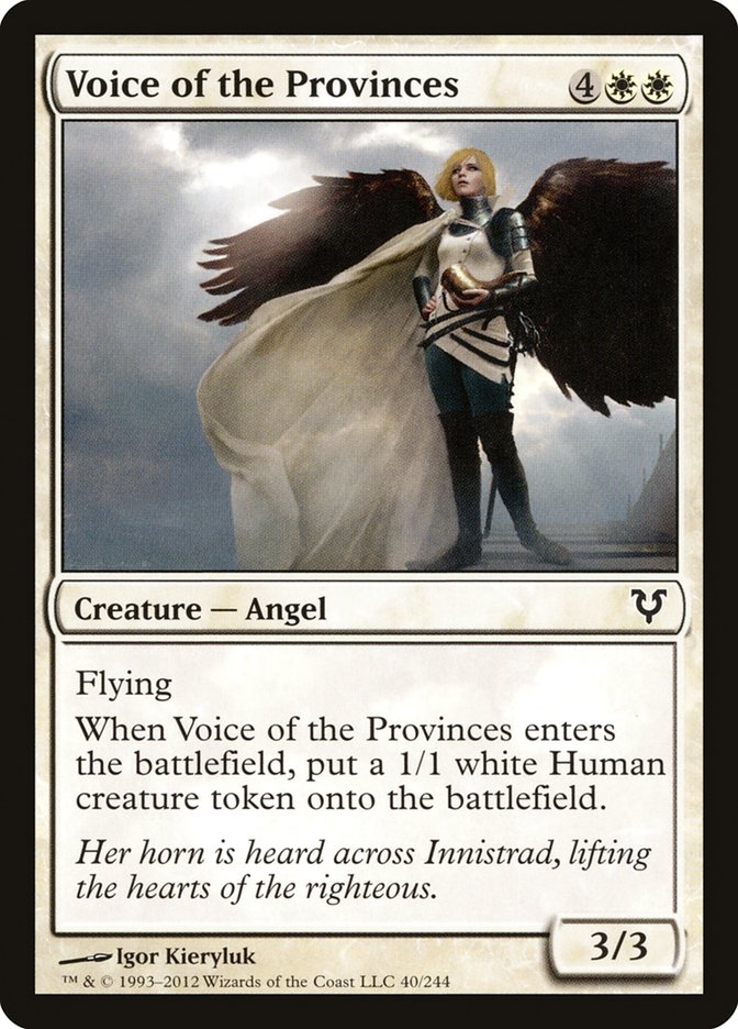 Voice of the Provinces [Avacyn Restored] | The Gaming-Verse