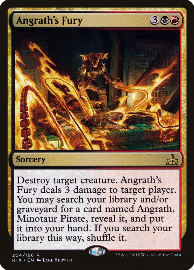 Angrath's Fury [Rivals of Ixalan] | The Gaming-Verse