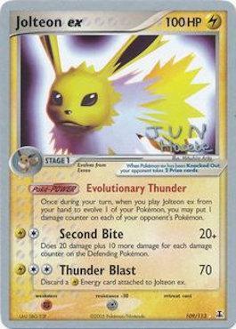 Jolteon ex (109/113) (Flyvees - Jun Hasebe) [World Championships 2007] | The Gaming-Verse