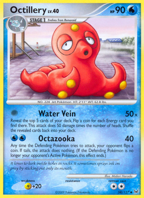 Octillery (58/127) [Platinum: Base Set] | The Gaming-Verse