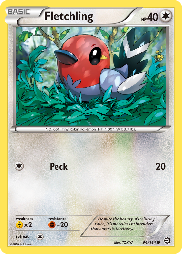 Fletchling (94/114) [XY: Steam Siege] | The Gaming-Verse