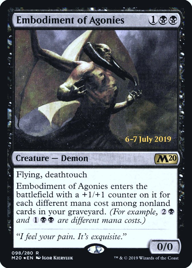 Embodiment of Agonies  [Core Set 2020 Prerelease Promos] | The Gaming-Verse