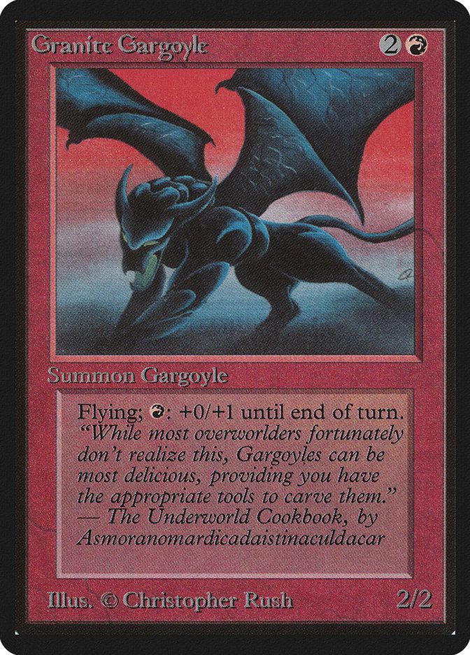 Granite Gargoyle [Limited Edition Beta] | The Gaming-Verse