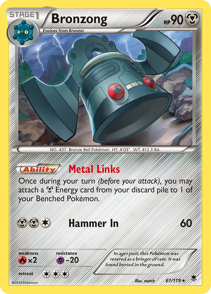 Bronzong (61/119) [XY: Phantom Forces] | The Gaming-Verse