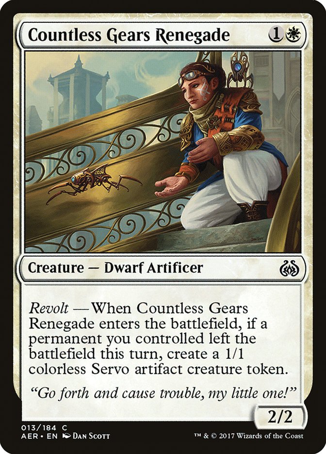 Countless Gears Renegade [Aether Revolt] | The Gaming-Verse