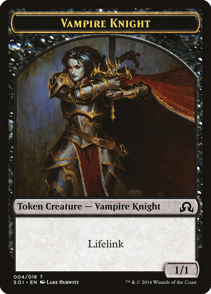 Vampire Knight [Shadows over Innistrad Tokens] | The Gaming-Verse